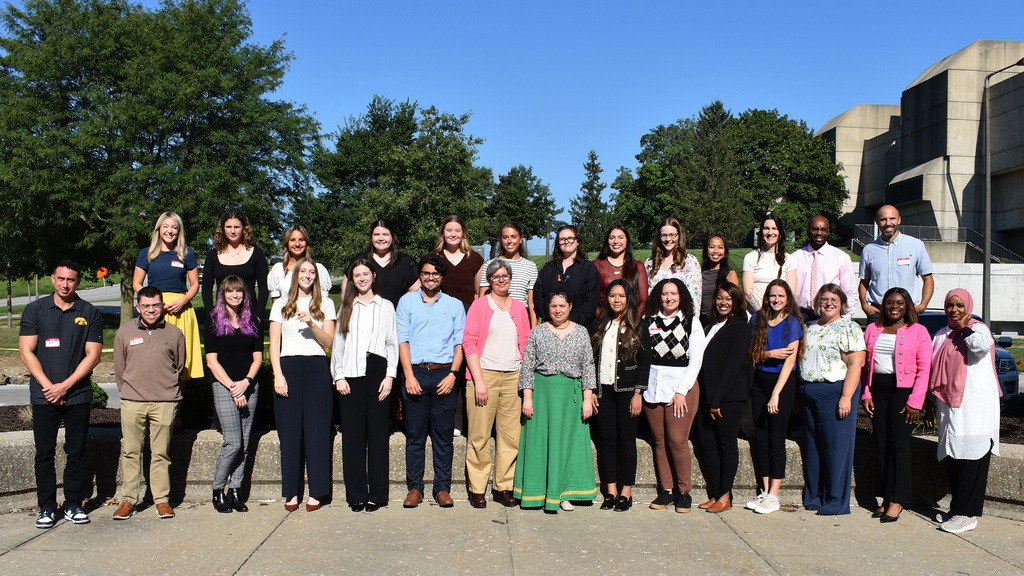 2025 Iowa LEND trainees - group photo taken outside CDD during orientation