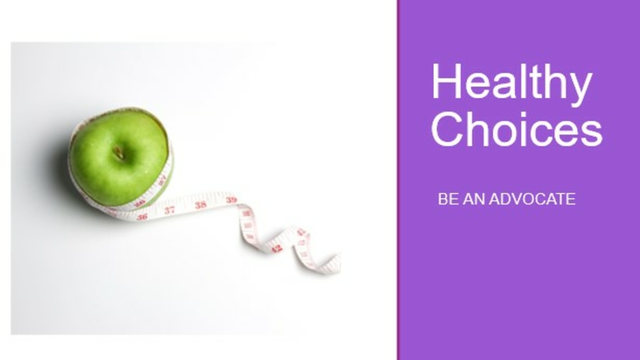Healthy Choices ppt slide